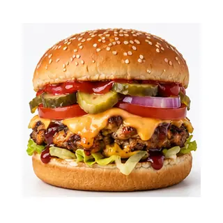 The Bunhouse Chicken Smashed Burger