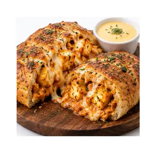 Paneer Tikka Stuffed Garlic Bread